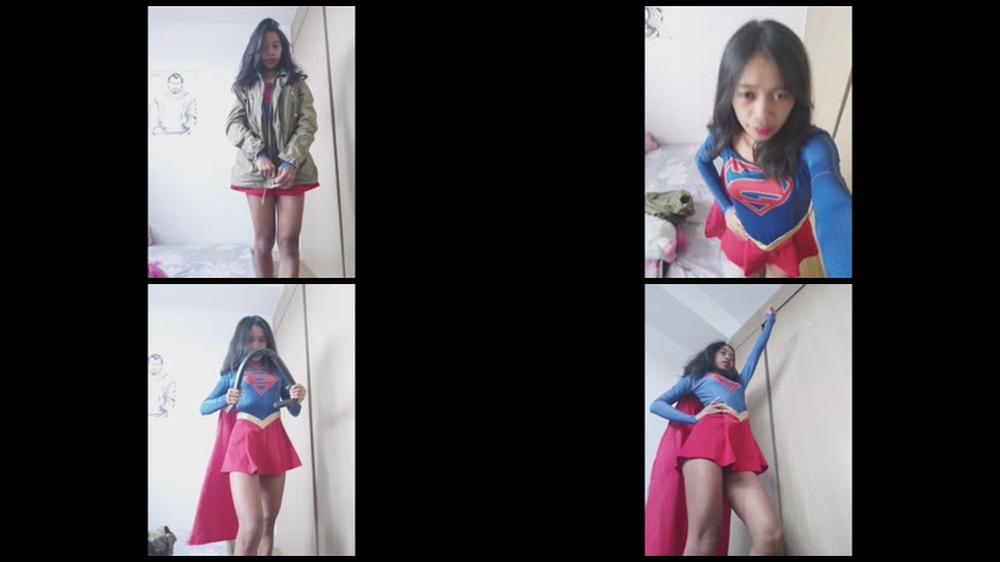 Creamberryfairy   Cosplay Super Girl Riding Dildo   Manyvids