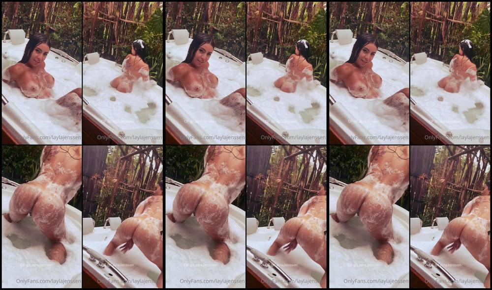 Laylajenssen 03 05 2021 2095923852 Exclusive Video For Those Who Contribute The Jacuzzi Is On Fire Love