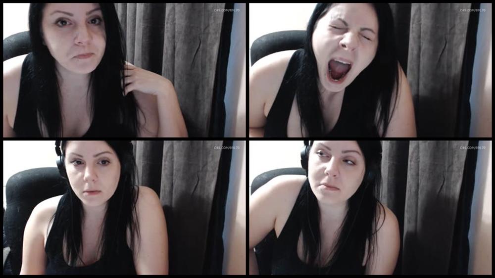Booty4U Yawning Wearing Headphones