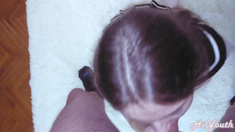 POV Blowjob From Russian Slutty Girlfriend Who Loves Swallow Cum
