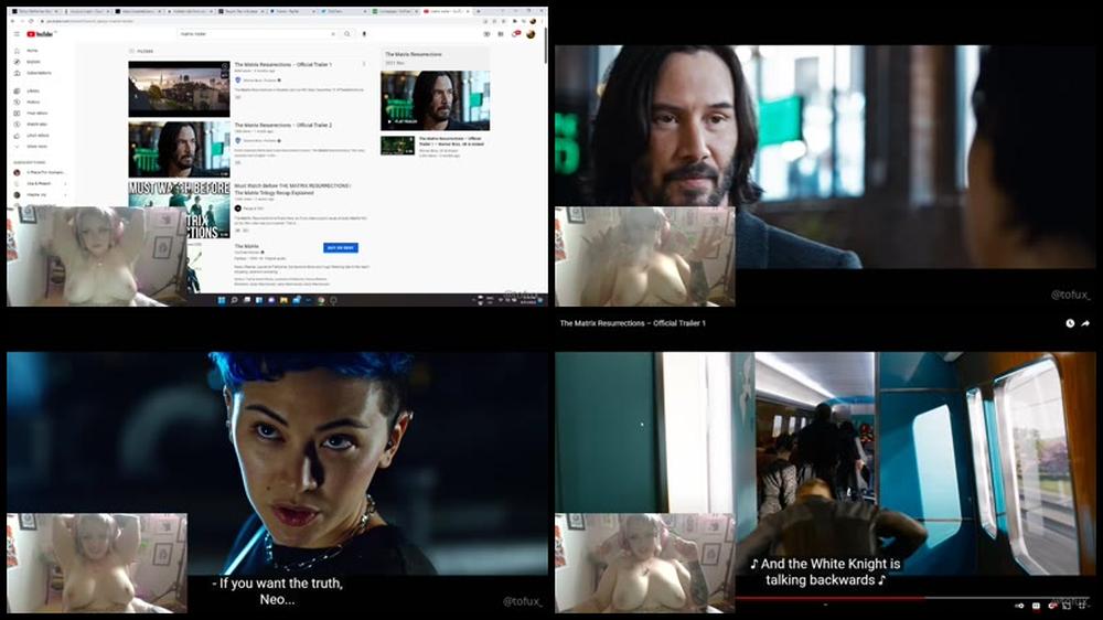Tofux 08 01 2022 2323593305 I Wanted To Do A Tits Out Reaction To The New Matrix Film With You Guys But None Of The