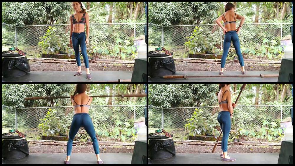 Elladonna69 22 11 2019 91001776 Sfw Weightlifting 41 Sfw Weightlifting Cute Abs Biceps Flexing Yogapants