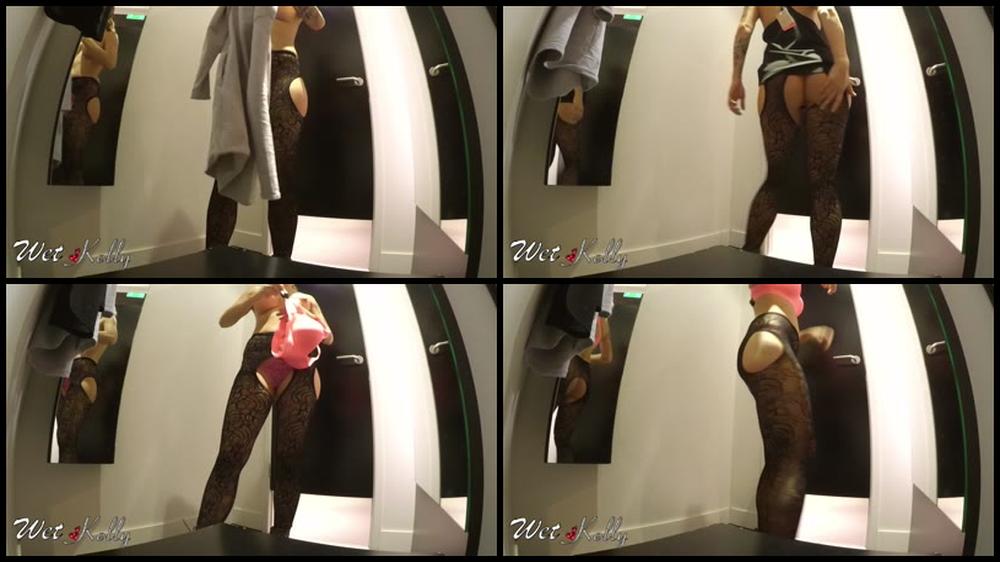 Wet Kelly H M Fitting Room Masturbation