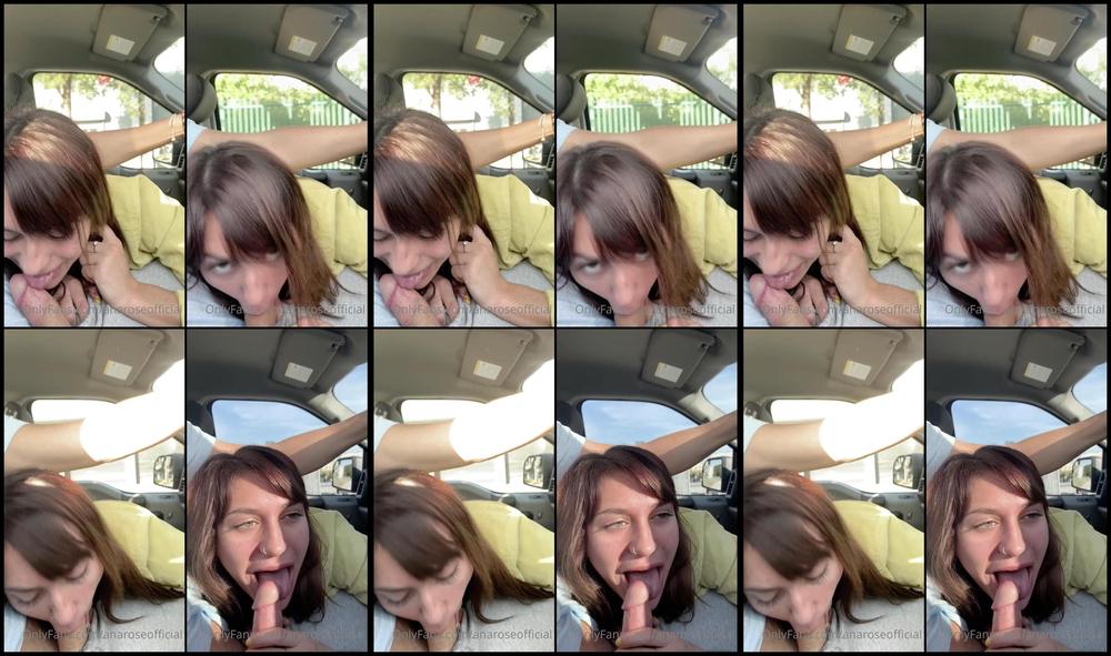 Anaroseofficial 16 07 2020 543250233 6 Minutes Of Sucking Dick In The Car Couldn T Wait