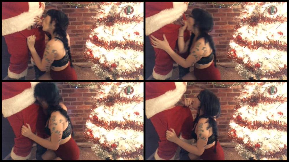 Hunnybear I Saw Mommy Blowing Santa Claus