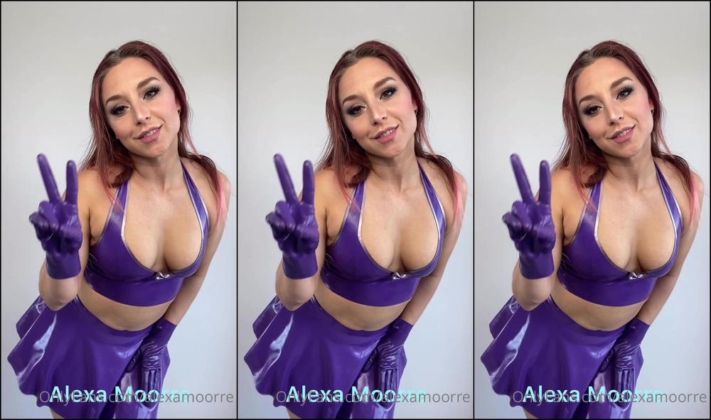 Alexamoorre 2020 483619308 Sunday Selfie Purple Latex Movie
