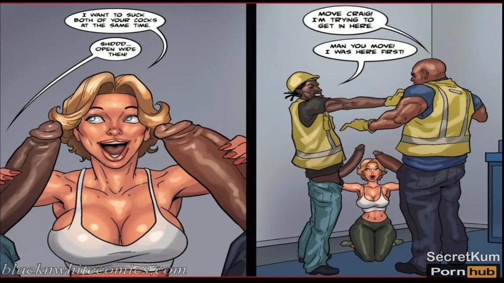 Art Class season #2 ep#7 - Construction site Interracial Threesome || Painful Anal at Museum