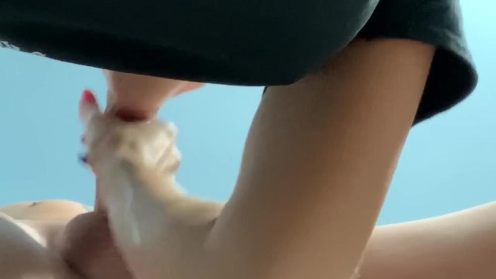 Draining His Balls And Cum Swallow For Free Rent- Mandy FoXXX