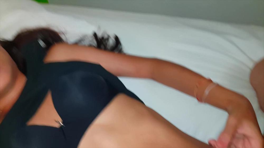 Extra tight pussy make big dick cum fast creampie Asian GF18 Hardcore