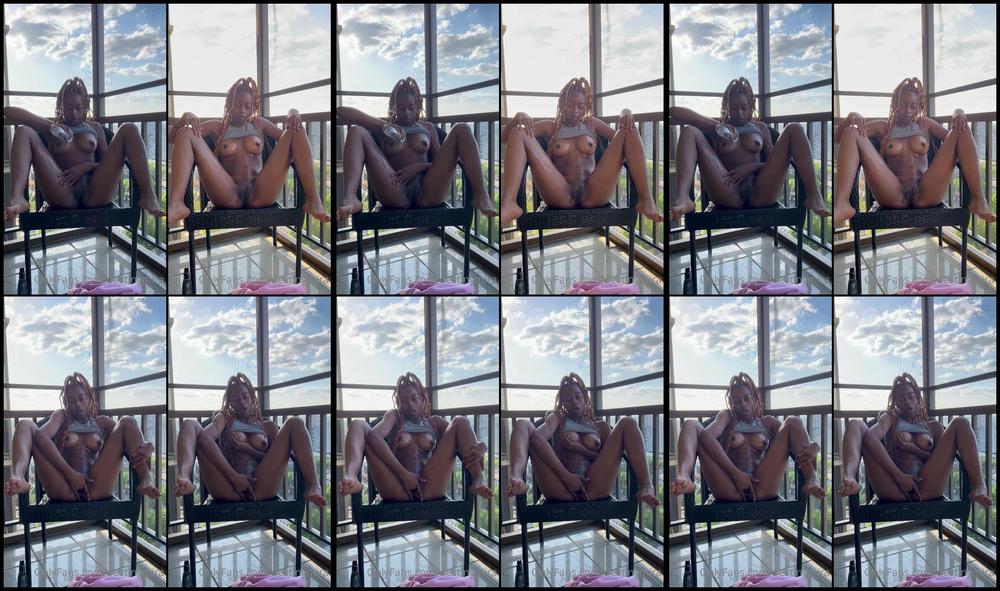 Destinymira 23 04 2022 2434288147 I Was Sad Horny Today So I Masturbated On The Balcony To Make Me Feel Better It Kinda W