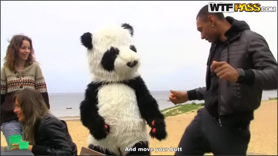 Real College Sex Party With A Panda-Boy