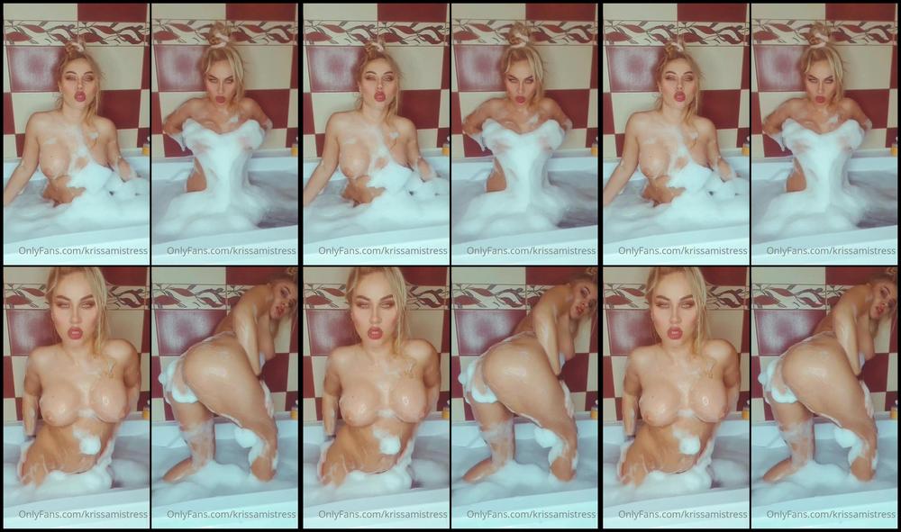 Krissamistress 05 03 2021 2047311169 Bubble Bath Hot Video