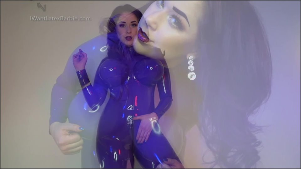 Latex Barbie Aroma Pet Shiny Short Circuit