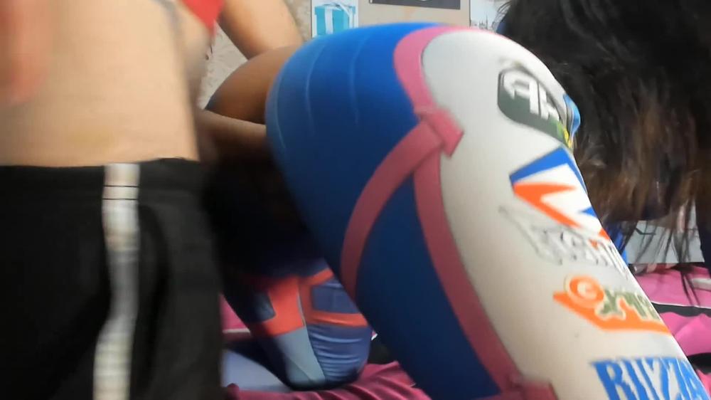 Cosplay Overwatch D Va Plays With Cock Fucked So Hot