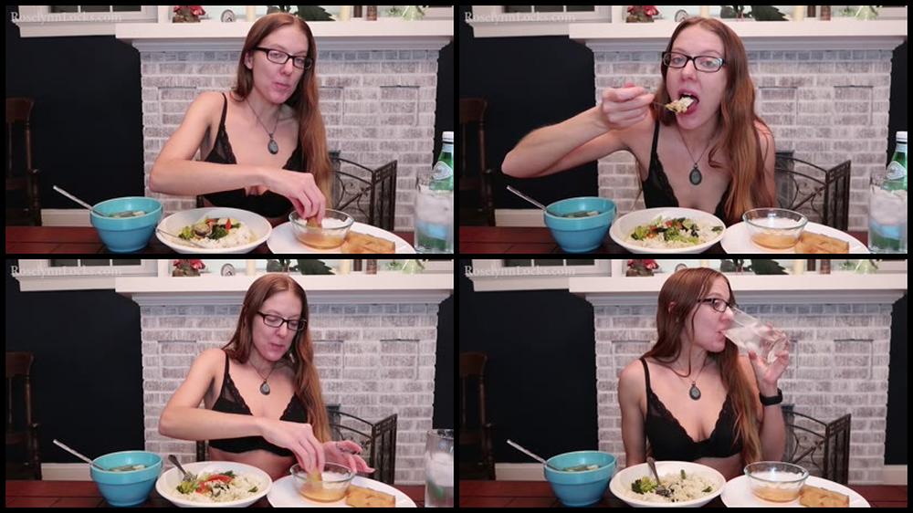 Roselynnlocks My First Mukbang Worship Eating Goddess Manyvids