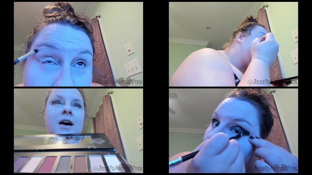 Jessisamessvids Eyes Only Black Heart Beauty Makeup