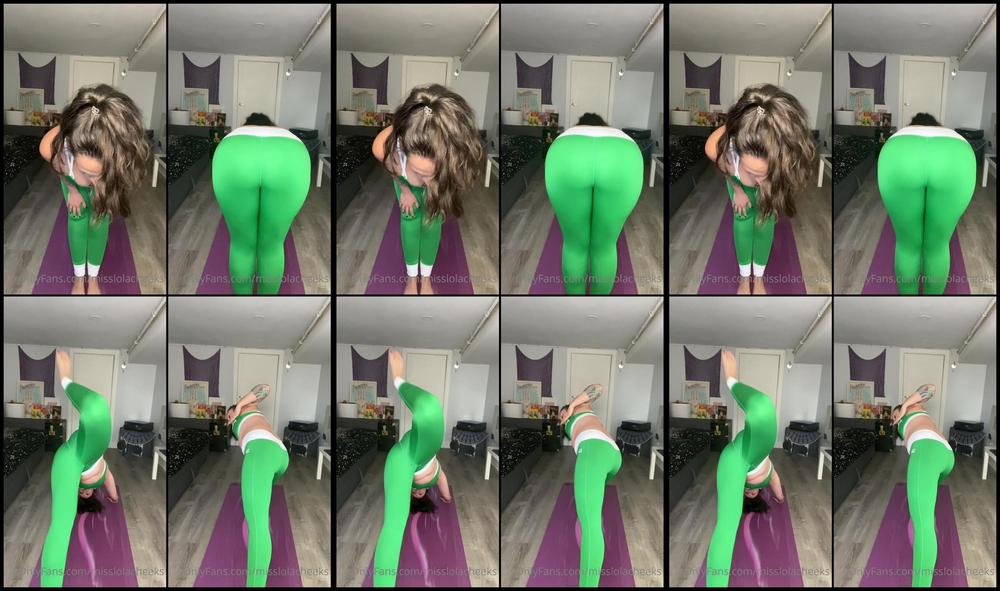 Lotuscheeks 01 06 2020 380041903 Decided To Film My Yoga Practice I M Wearing Such A Cute Outfit From Mfc