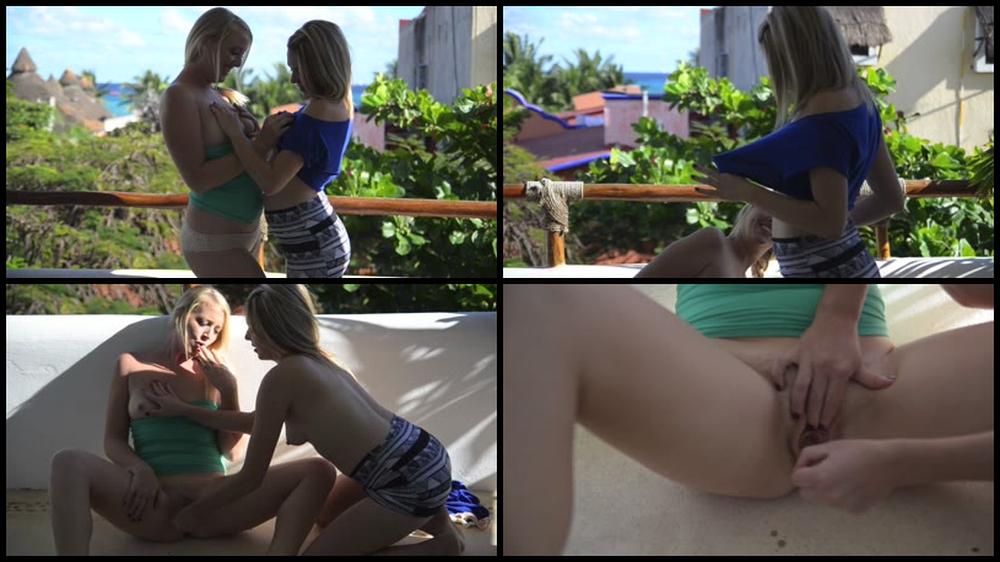 Caireen Caireen And Nadiaspring Balcony Fuck