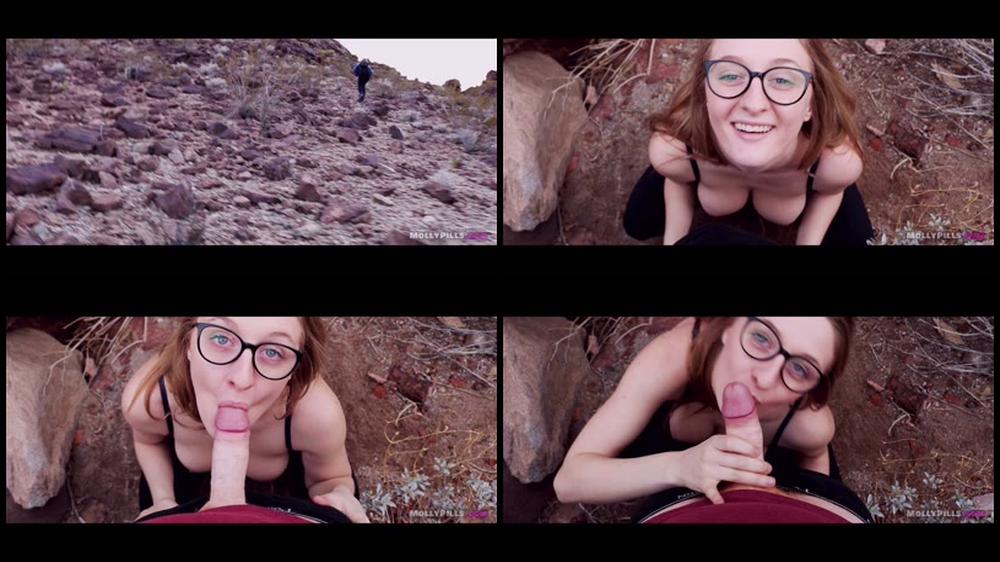 Molly Pills   Big Cum On Glasses Public Blowjob Pov   Manyvids