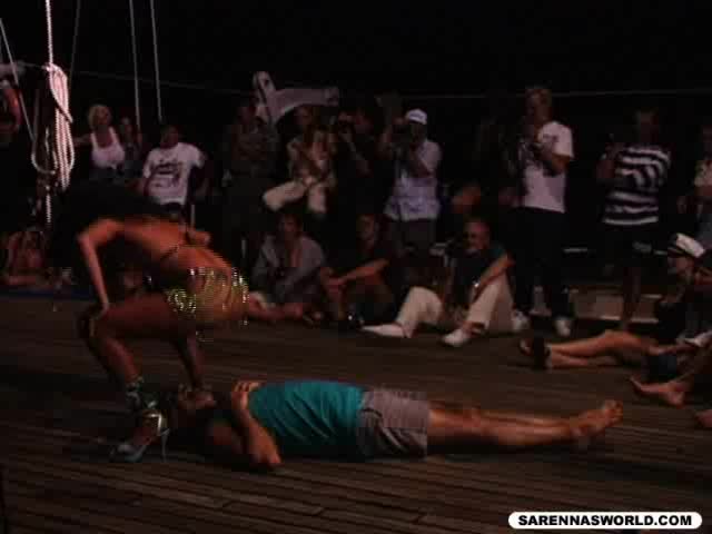 Angelique Boob Cruise 95 Dance Show