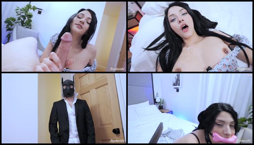Rainbowslut Cheating Bitch Gets Punished