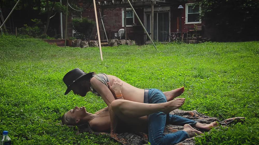 Neighbors Almost See Us Have Sex Next To Their House! - Sexy Hippies