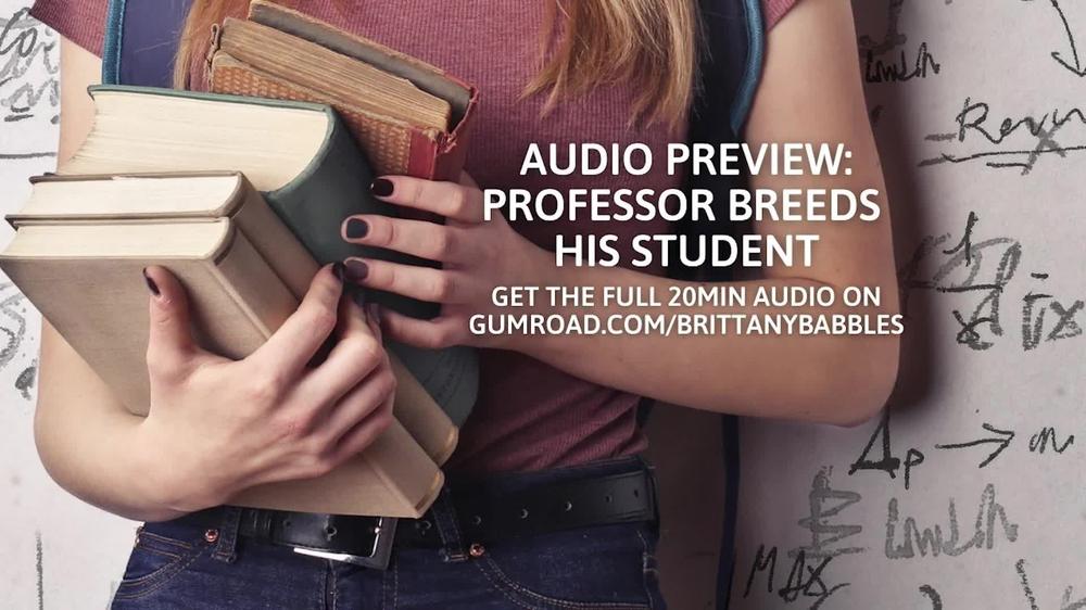 Audio Preview: Professor Breeds His Student