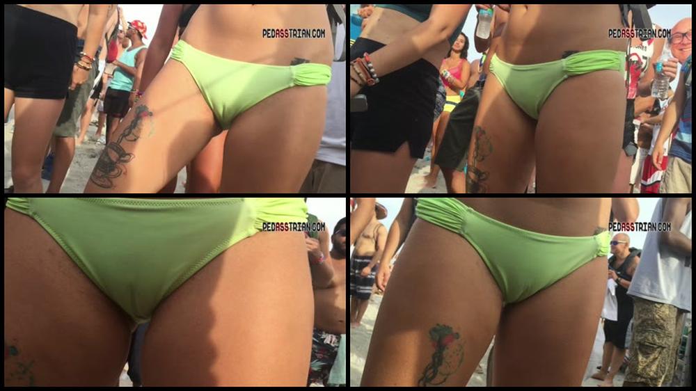 382 El Adv Green Cameltoe