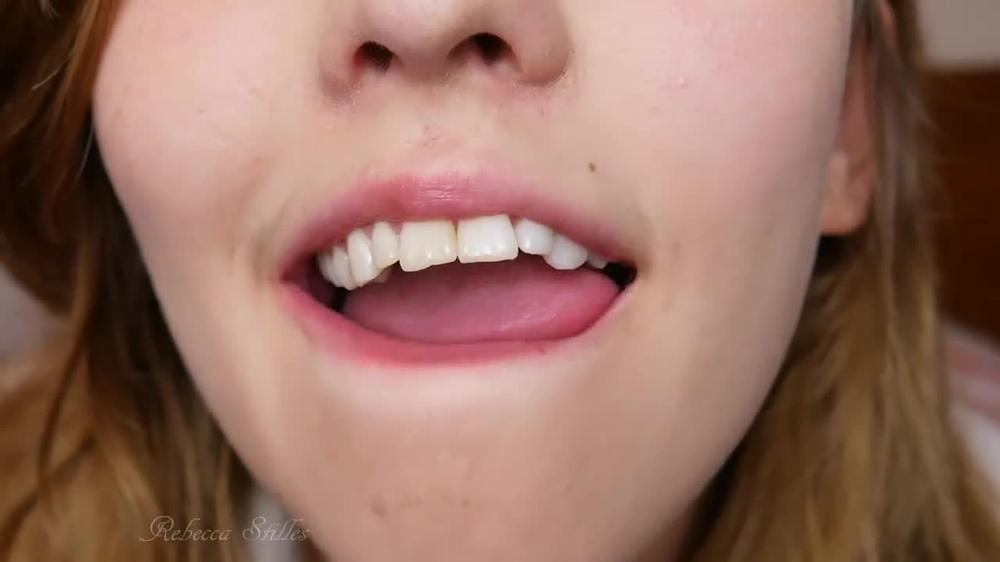 My Mouth Up Close I Guess