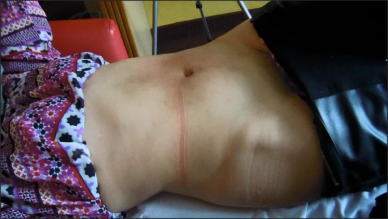 Press My Belly Torture It With Wax In My Navel With Extreme Belly Punch P3