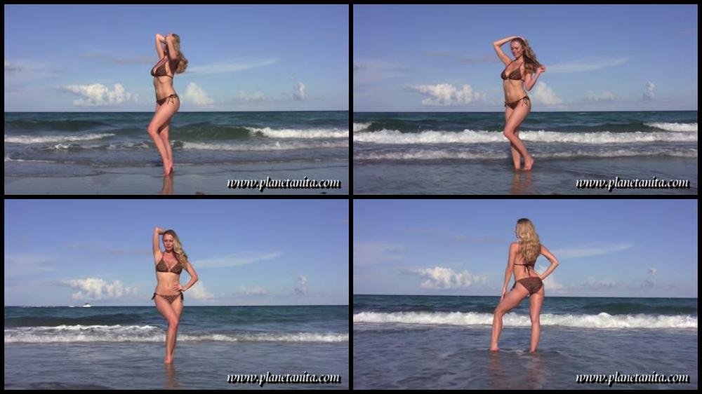 Anita Dark    Planetanita Com  Animal Print Bikini   144 Mb
