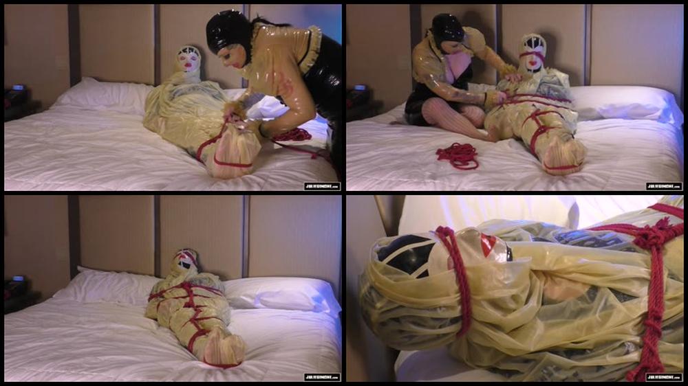 Rubber Lover Pt 2 Bound Orgasm Race