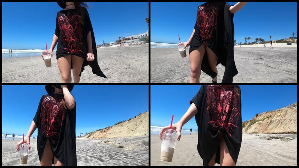 Bottomless Public Beach Walk
