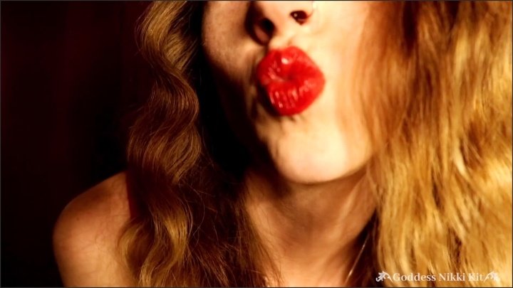 Red Lipstick Mouth Fetish Femdom Joi W Smoke By Goddess Nikki Kit