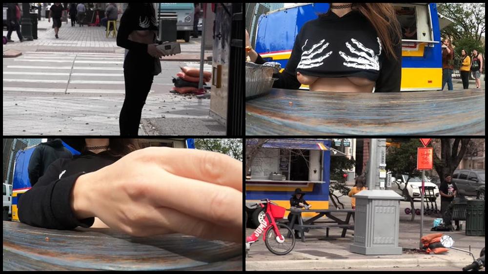 Food Truck Underboob Nipslip