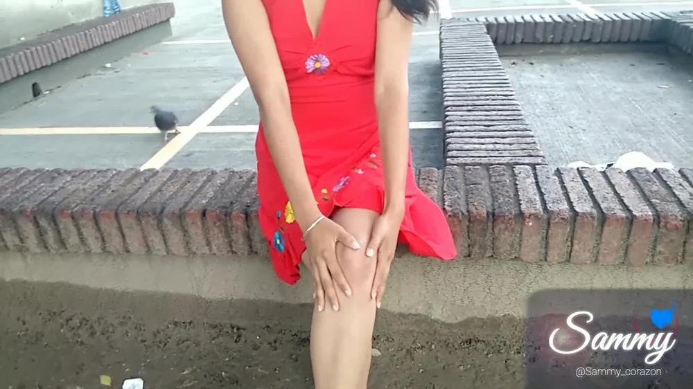 Colegiala Mexicana en el centro siendo tocada por Chikan sin ropa interior