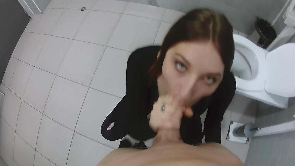 015 Arousal By Lush At Public And Cumshot In Restroom To Mouth Pov_Julialexxx_1080P