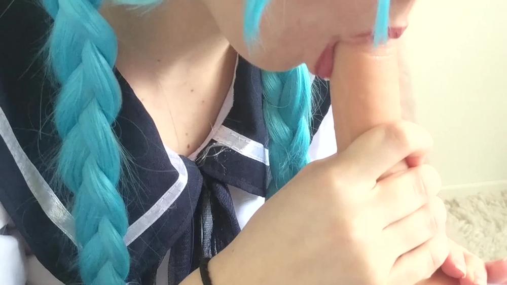 Aussie Schoolgirl First Blowjob With Cum