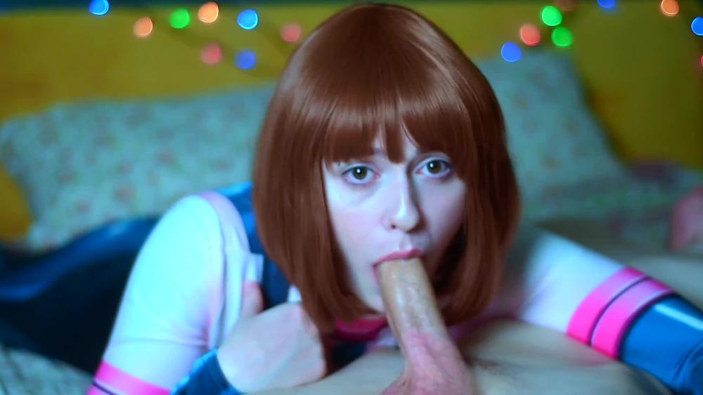 My Hero Academy: Ochako's Ass Was Stretched At The First Time - Cosplay Teen Spooky Boogie Anal