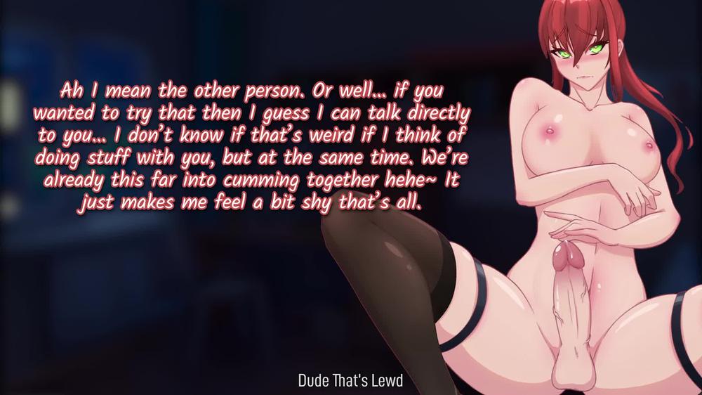 Futa JOI (I'm submissive, you're dominant)