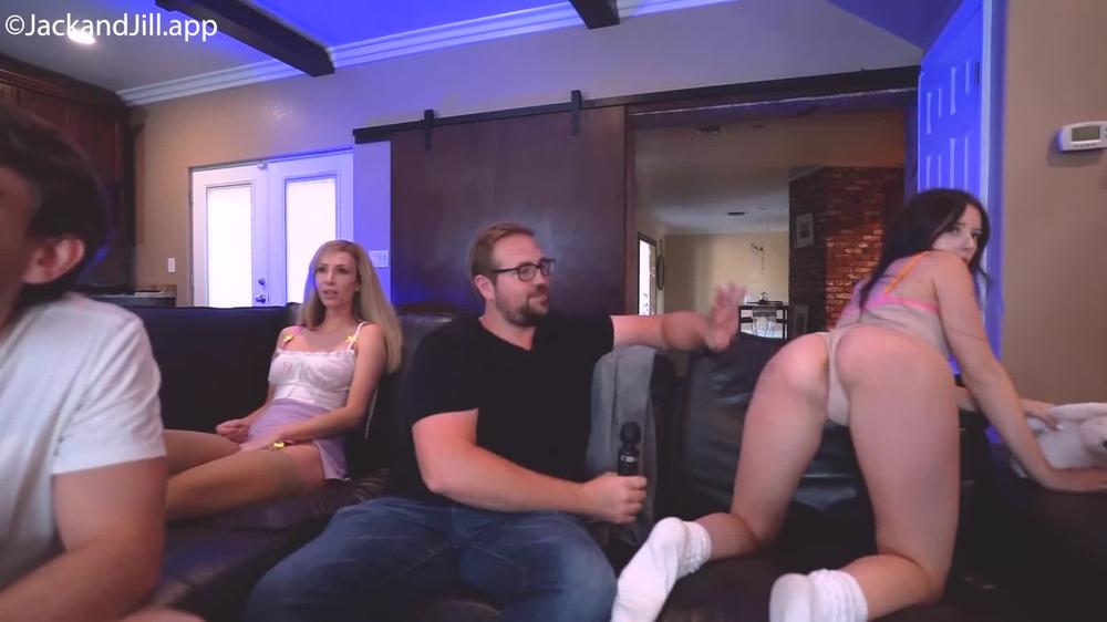 Charly hangs out with Jack and Jill before fantasy gangbang