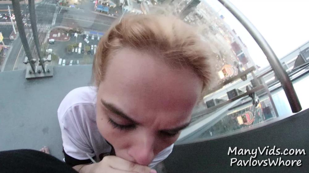 Pavlovswhore - Balcony Blowjob And Facial