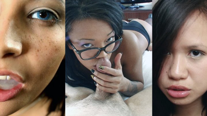 Bbperu Asian Latina And Black Blowjob Combo