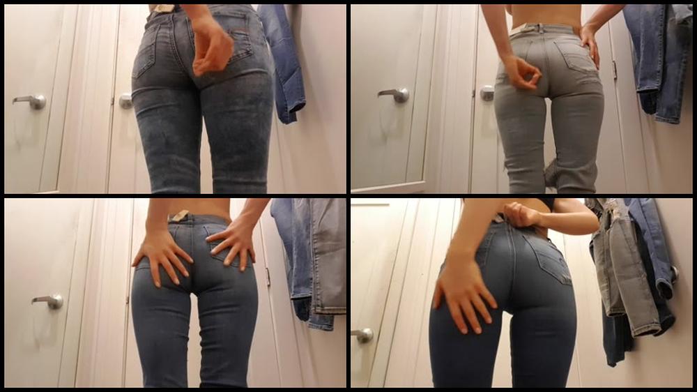 Hazel Simone   Custom  Fitting Room Denim Jerk Off   Manyvids