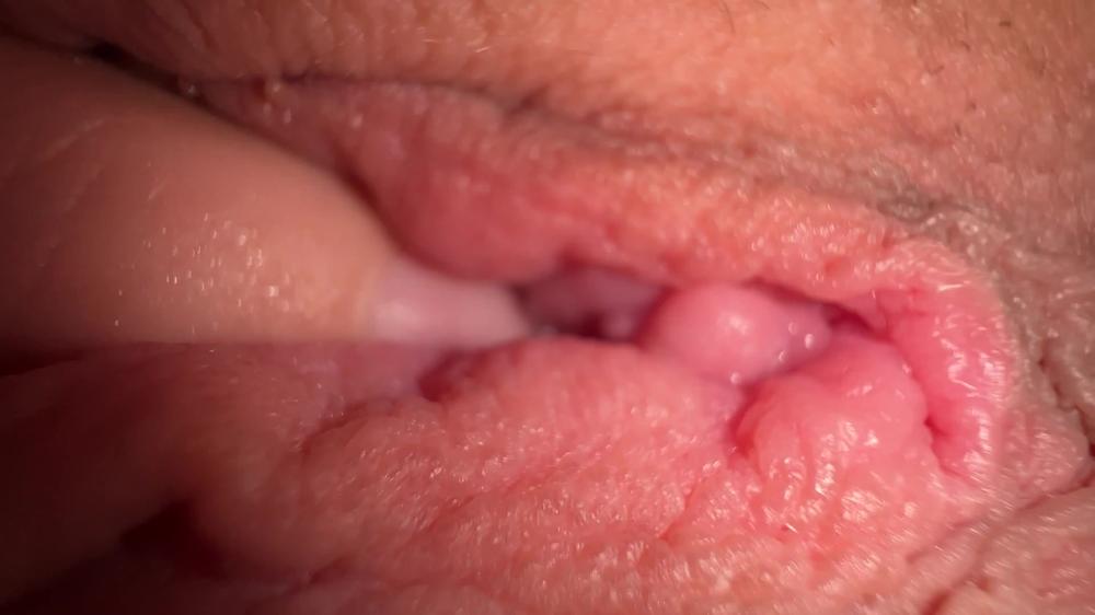 Hot close up pussy masturbation, real teen orgasm