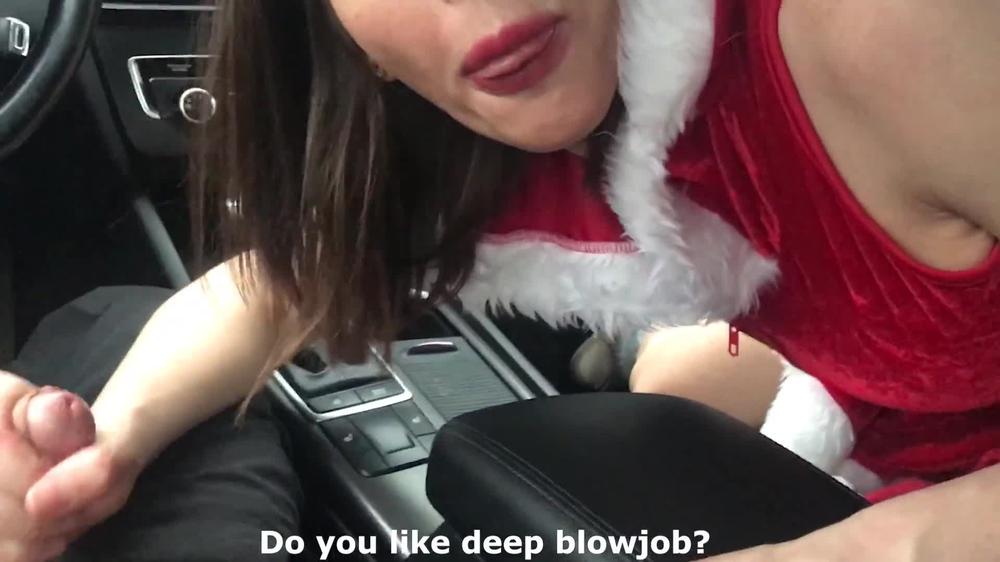 Risky Taxi Ride Naked To Santa Claus - 1080P