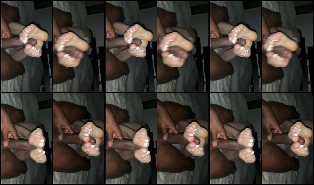 Mrandmrs W 10 11 2019 84228627 Reverse Footjob With Fresh White Pedi And Seeing Mrs W S Sexy Body In The Background