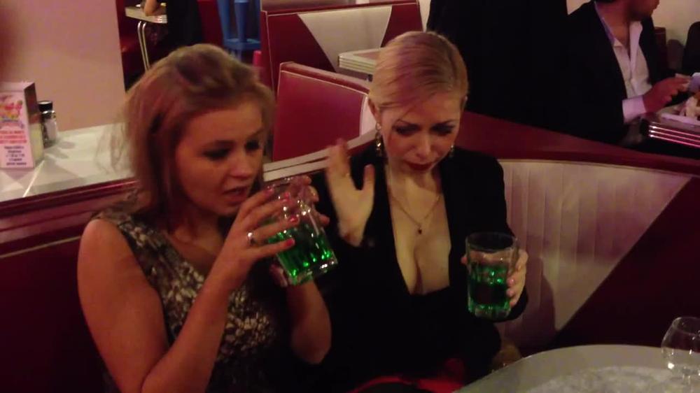 2013 Drinking Brain-Blasting Boctail In Moscow With Candy Alexa