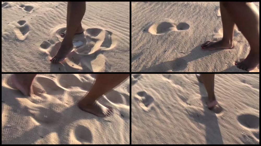 Bbw Bustycookie Bbw Beach Feet Part 1 Dry Sand