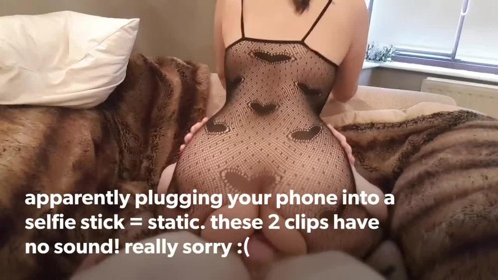 Asian with Juicy Ass Rides in her new Outfit @planesgirl